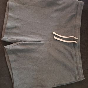 3x knit gray shorts